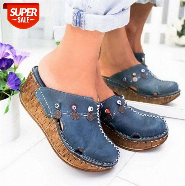 

2021 women's sandals summer ladies girls comfortable ankle hollow round toe female soft beach sole shoes plus size #gl2q, Black