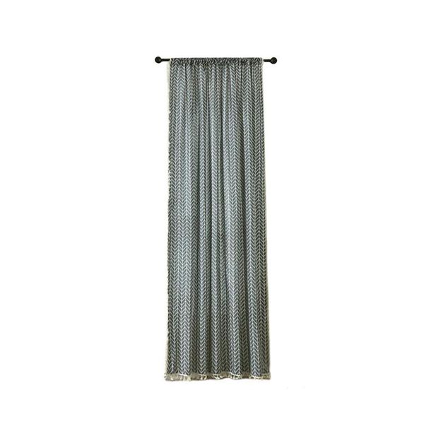 

curtain & drapes cotton linen geometric print with tassels shading nordic country style window kitchen darkening el home decor panel
