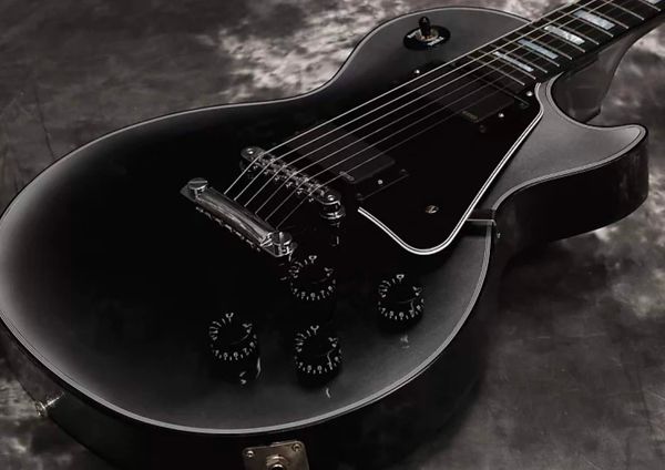 

custom grand electric guitar in black