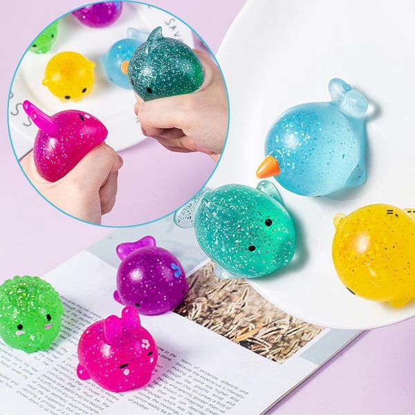 

newbig spongy squishy mochi fidget toys kawaii animal soft cute fun sensory antistress squeeze toys for kids powder rra9617