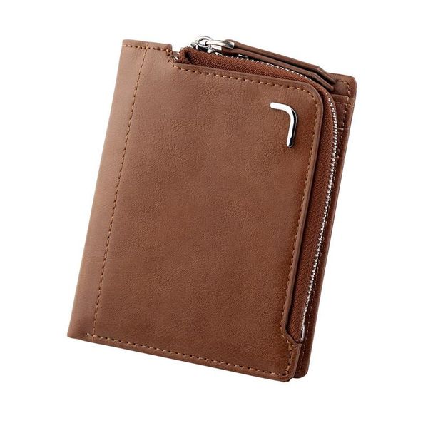 

wallets 1 pcs men wallet purse short design pu leather zipper vintage for money cards coin bs88, Red;black