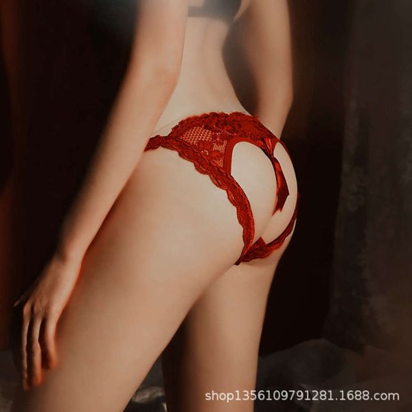 

lace women's briefs thin low waist large underwear, Black;white