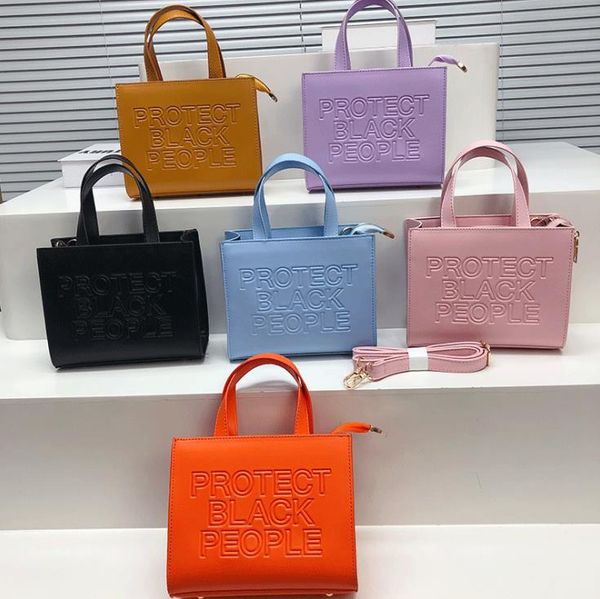 

evening bags one-shoulder messenger women's bag protect black printed letters solid color