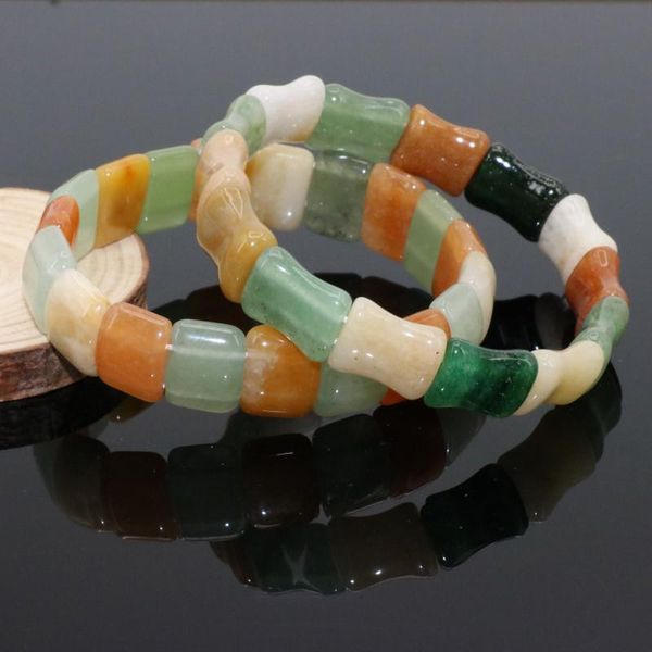 

charm bracelets multicolor crystal tourmaline chalcedony bracelet multi collocation women beautiful fashion jewelry, Golden;silver