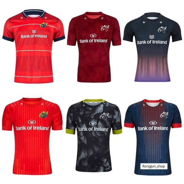 

2021 2022 munster city rugby jerseys alternative home away training men 20 21 ireland club shirt size s-3xl, Black;gray