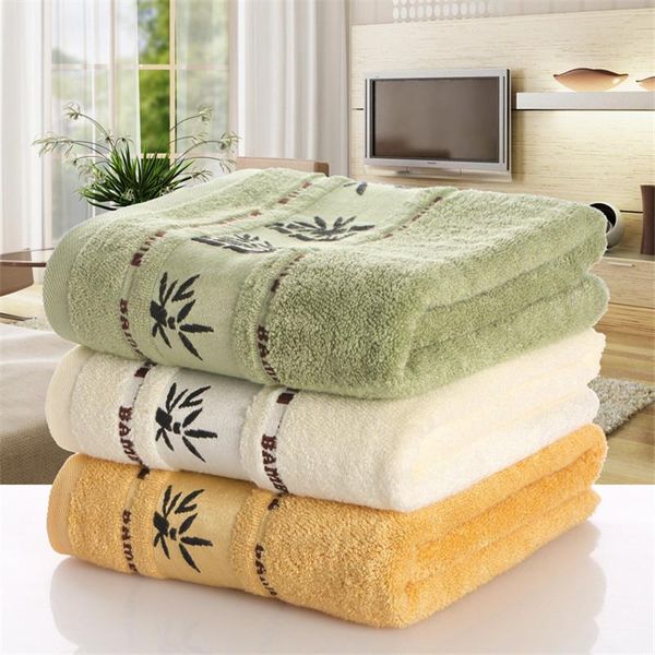 

towel bamboo fiber water absorption fast dry hair off bath household large wrap