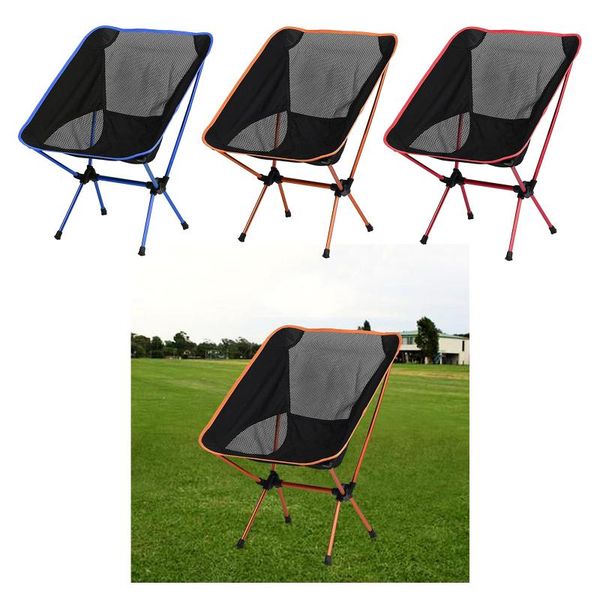 

camp furniture folding camping chair mini stool seat outdoor travel picnic beach fishing w/ carry bag for garden lawn bbq