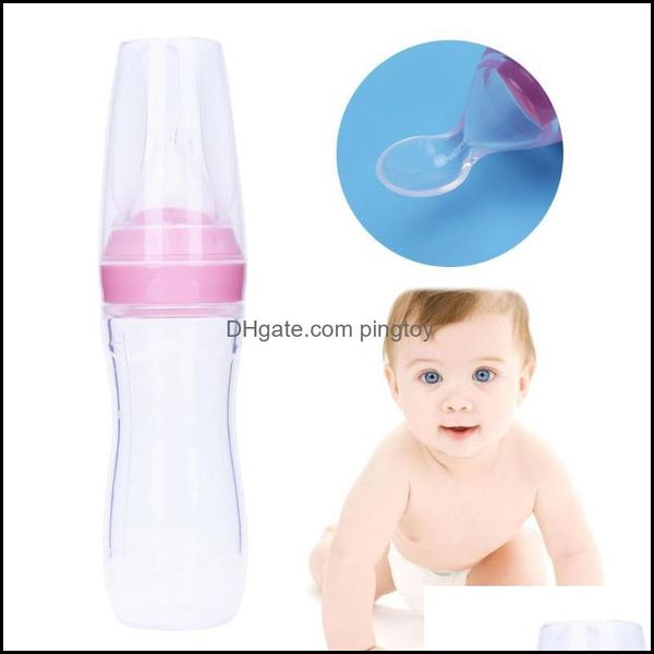 Flaschen# Baby Baby, Kinder Mutterschaft1PC 120 ml Safe F￼tterung Kind geborenes Kleinkind -Lebensmittel -Nahrungserg￤nzungsmittel Reismilch Getreidel￶ffel Squeeze Flasche Dr.