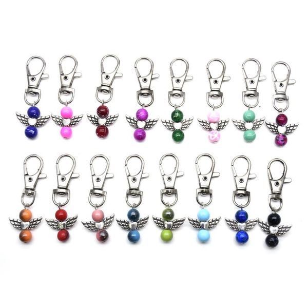 

guardian angel keychain wedding gifts religious baby baptism beads holy diy party favor