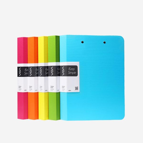 

business card files straight-line cover a4 document bag double/single clip file folder large capacity office data 315*239*21mm