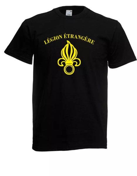 

mens t-shirt legion etrangere until 5xl, White;black
