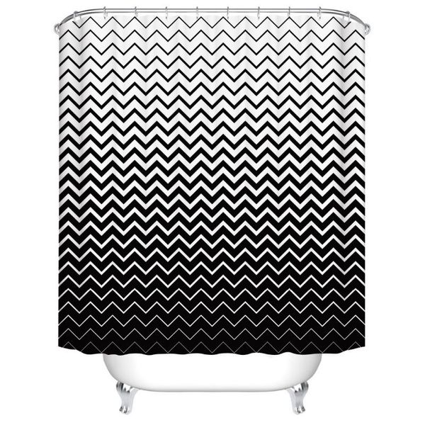 

shower curtains striped decorative curtain bathroom fabric waterproof polyester