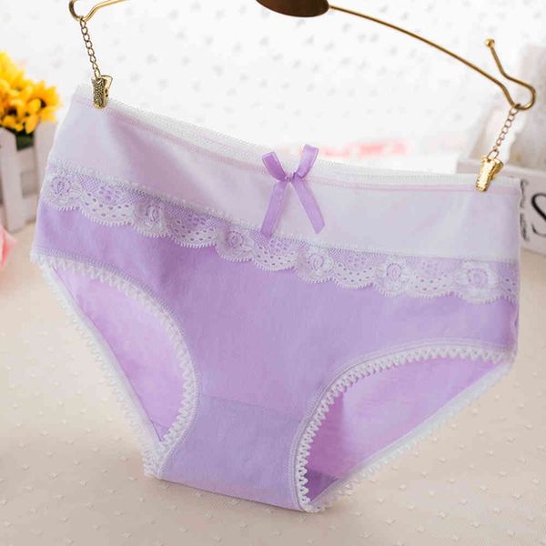 

underwear triangle b809 small fresh lace edge times, Black;pink