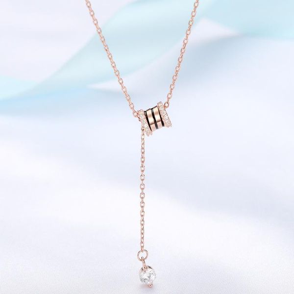 

chains silver small waist necklace korean fashion jewelry s925 pure tassel
