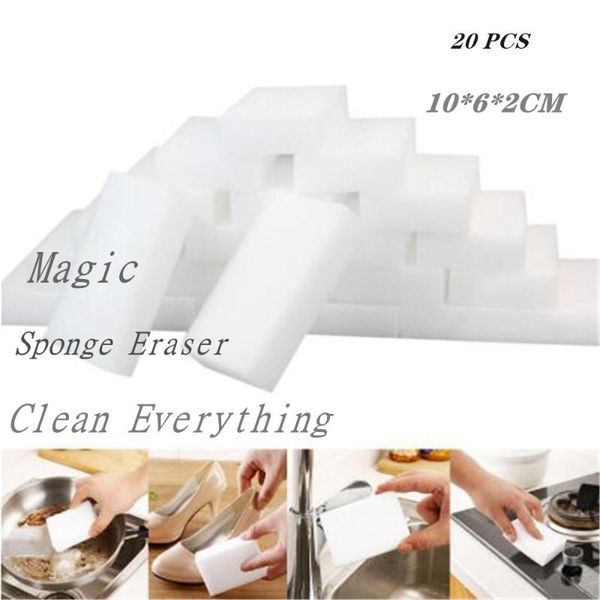 

cleaning cloths 10pcs/20 pcs melamine sponge magic eraser cleaner for kitchen office bathroom nano sponges 10x6x2cm