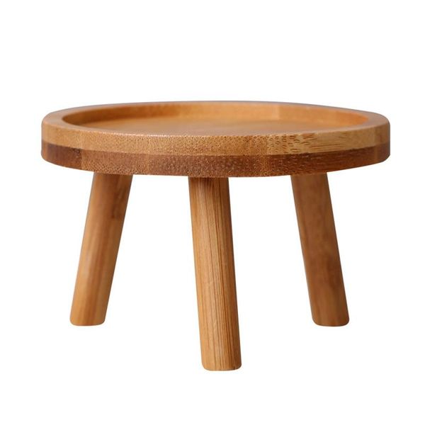 

planters & pots plant stand holder wooden flower potted rack round garden pot display stands for indoor outdoor