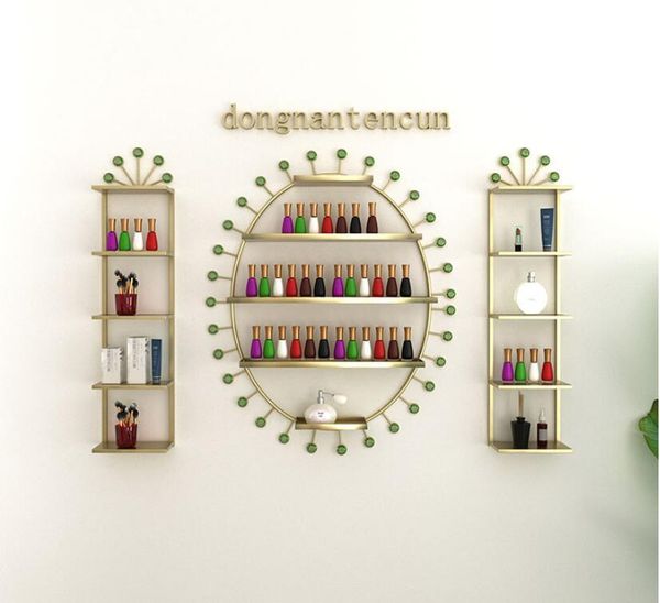 

nail shop, iron art armour, polish, shelf, polish shelf display rack. storage boxes & bins