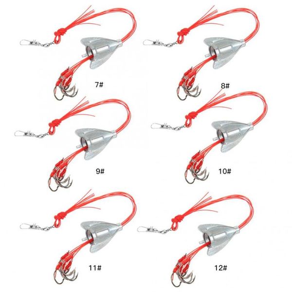 

fishing hooks 4pcs carp hook lures stainless steel explosion lure bait fishhook tackle with lead weight tools