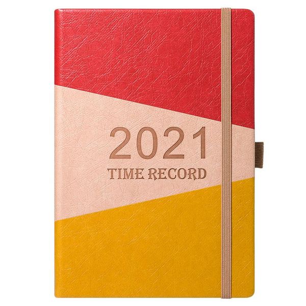 

2021/2022 note book 200sheets planner a5 daily journal notepad weekly month year cahier notbook sketchbook office notepads, Purple;pink
