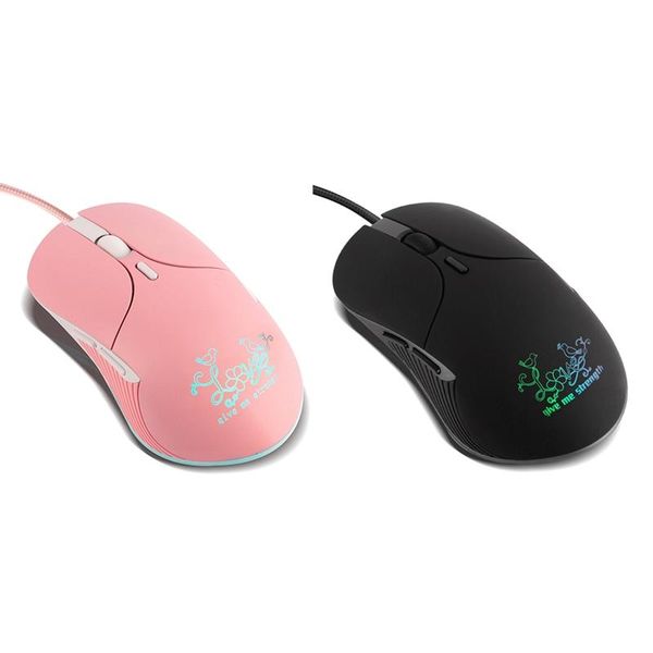 

mice wired gaming mouse double happiness bird mute colorful luminous cute ergonomic