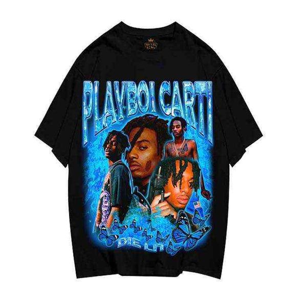 

street trend summer hip hop style 3d printing t-shirt men's fashion brand loose short sleeve base shirt, White;black