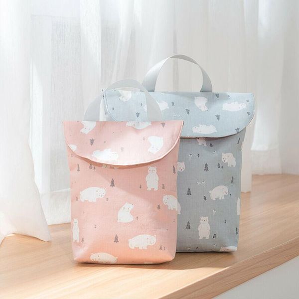 

storage bags reusable fashion multifunctional baby diaper waterproof organizer portable big capacity mummy bag wholesale