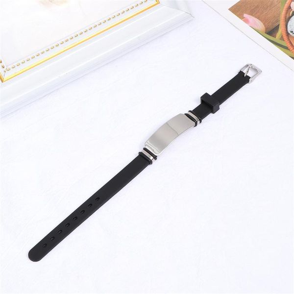 

watch bands silicone wrist strap stainless steel curved hand rope band silver, Black;brown