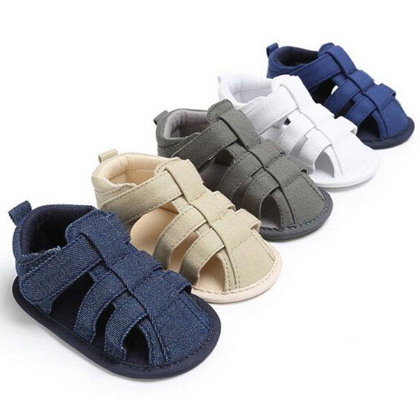 

pudcoco baby boys canvas soft sole sandals crib shoes 0-18m toddler infant born kids summer casual fashion sneakers, Black;red