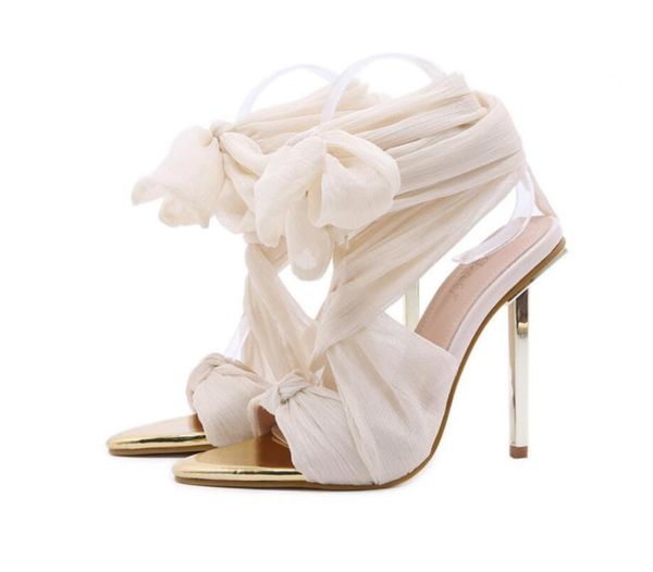 

sandals woman summer 2021 high heel satin ankle strap pump shoes female stiletto heels sandalias plus size, Black