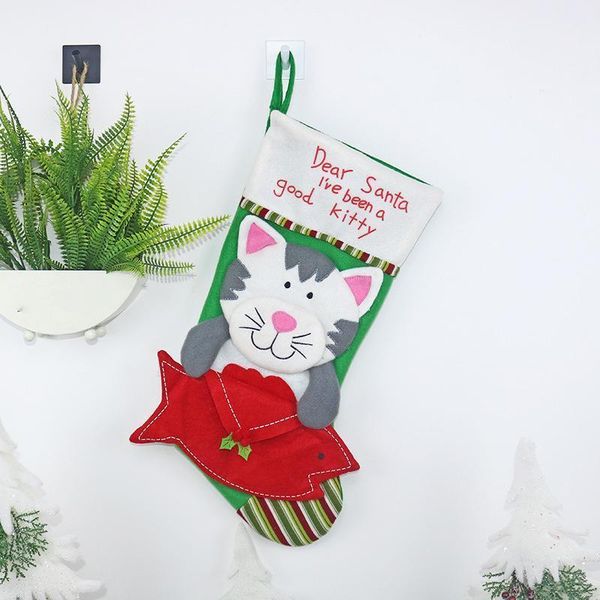 

christmas decorations 1 pcs tree decoration cute socks gift bag xmas pendant hanging ornaments for kids gift1