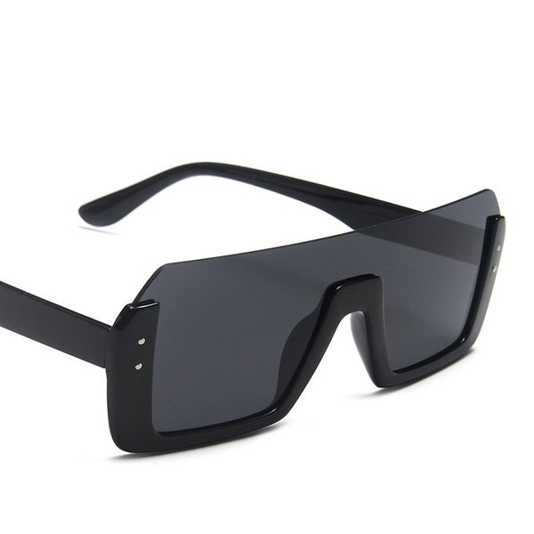 

new unique half random place large sunglasses men fashion large frame rectangle sunglasses 2021 outdoor design glasses wholesale, Silver