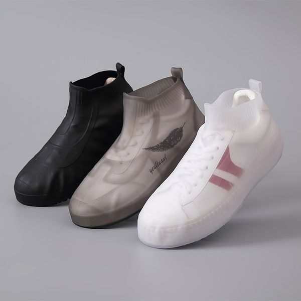 

70% off factory online rainproof shoe cover rainproof injection molding one-piece and waterproof men's women's silicone, Black