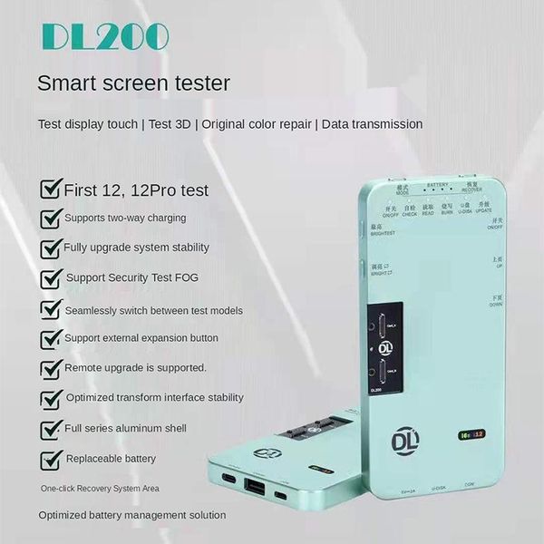 

professional hand tool sets dl s200 lcd screen tester for 12 11pro max xs xr 8 7 6s programmer ambient light sensor original color tr