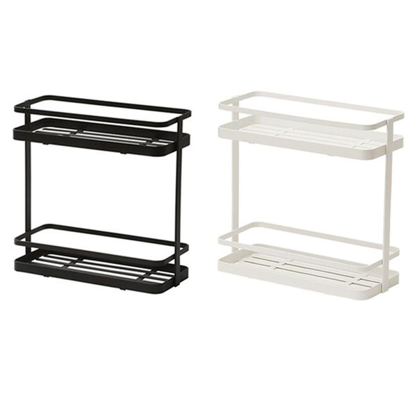 

kitchen storage & organization stainless steel rack spice condiment basket desk organizer bathroom holder shelf