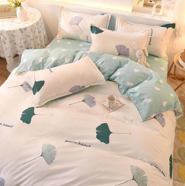 

bedding sets ldyllic style set duvet cover soft flat bed sheet with pillowcases twin full  king size home textile all season