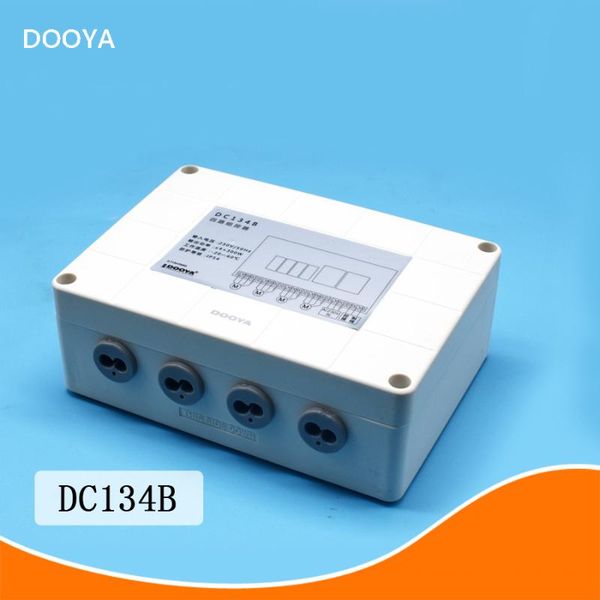 

smart home control dooya electric curtain external powerful motor 4-way multi-channel group controller dc134 remote for