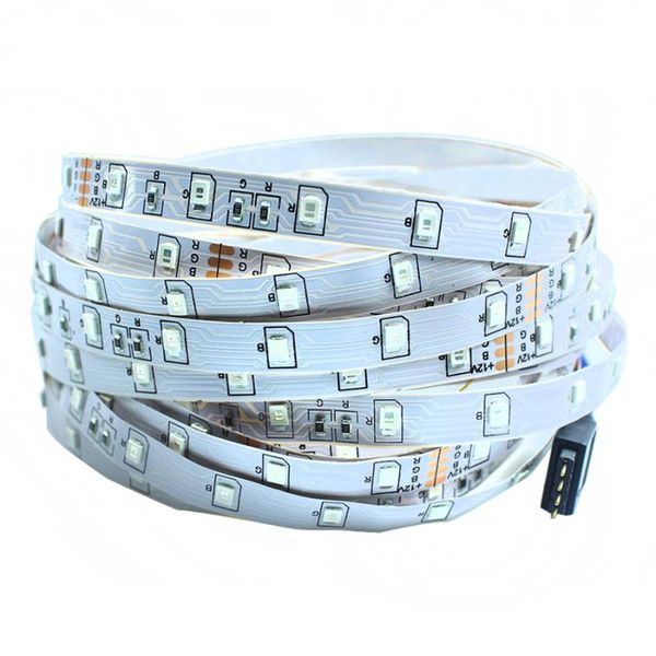 

led strip light 3528 60led/m not waterproof flexible tape ribbon 5m 300leds dc12v red green blue white warm strips