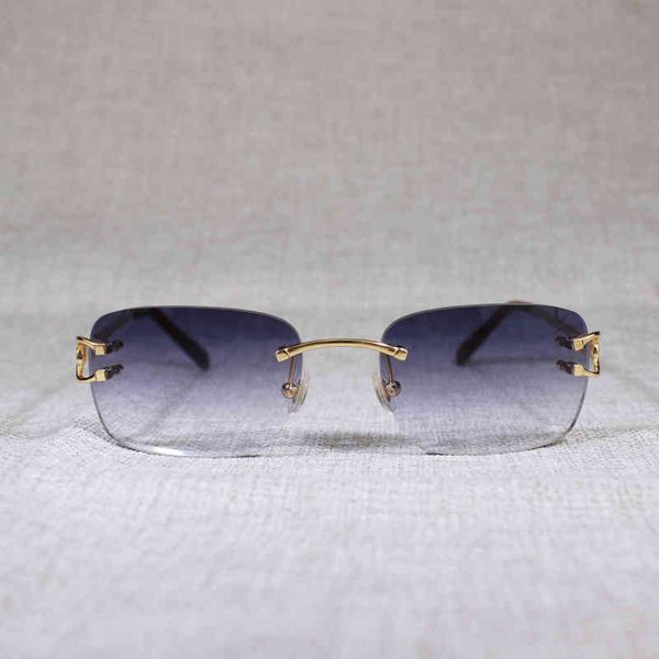 

2022 factory wholesale model vintage rimless wire men eyewear clear glasses women oval eyeglasses for outdoor metal frame oculos gafas sungl, White;black