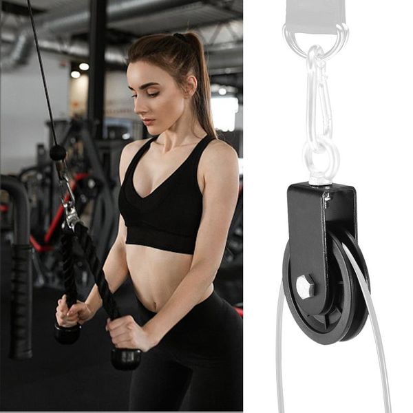 

silent cable pulley 360 degree detachable rotation traction wheel system diy attachment for home gym lifting resistance bands