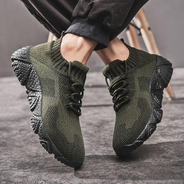 

knit women men running shoes black blue gray outdoor jogging sports trainers sneakers size 36-45 code: lx21-222