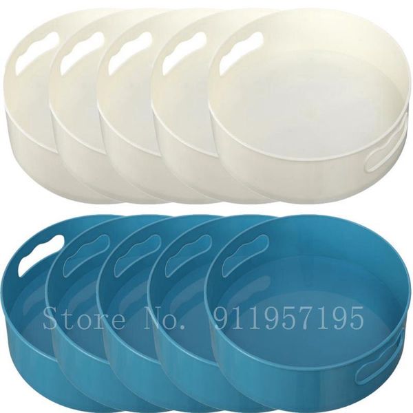 

kitchen storage & organization 1~10pcs rotating tray container for spice jar snack non slip dried plate