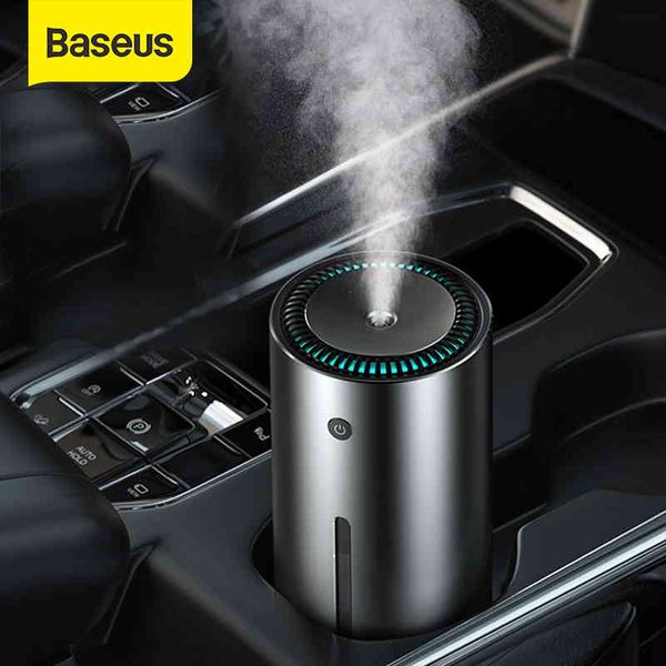 Basus liga de alumínio 300ml com luz LED Auto Armário Home Office Acessórios Air Humidifier Car