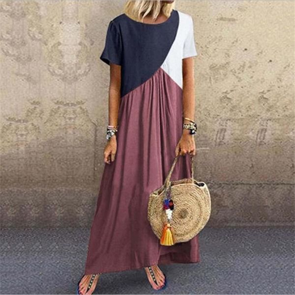 

factoryz3s2 skirt summer 2019 dress new beach geometric stitching women's wear, White;black