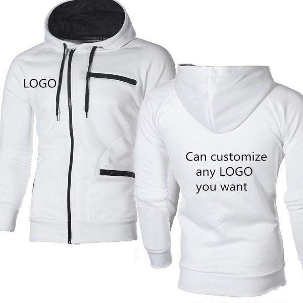 

men's hoodies & sweatshirts fashion spring autumn custom logo printing casual mens hoodie cotton sweatshirt, Black