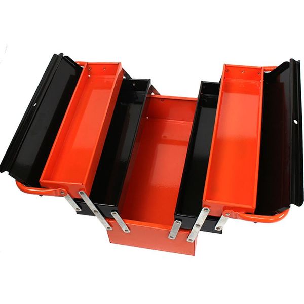 

tool organizers iron three layer box storage large garage electrician outdoor caisse outil repair container bs50tb