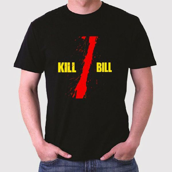 

New Kill Bill Movie Film Logo Men's Black T-Shirt Size S to 3XL, White;black