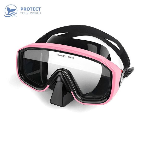 

swimming mask hd anti-fog goggles large field of view diving mirror snorkeling snorkel masks