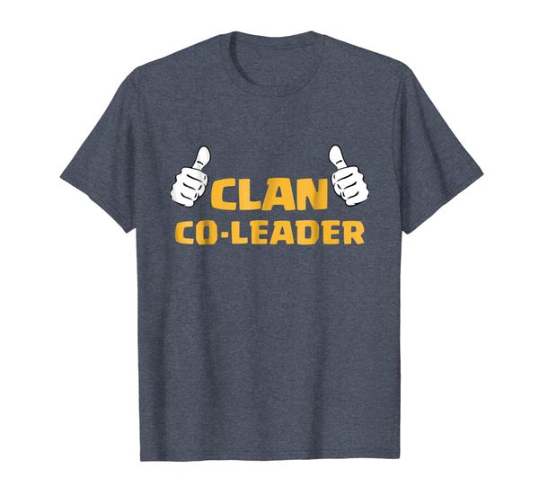 

clan co-leader - clash on t-shirts for mobile gamers, White;black