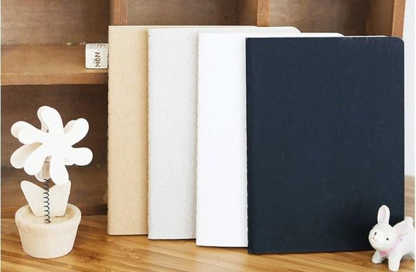 

notepads notebook sketchbook a6 small size 44 sheets solid color planner diary blank page, Purple;pink