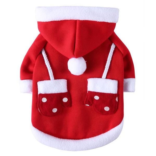 

christmas pet clothes fleece snow cake elk dog autumn jacket apparel